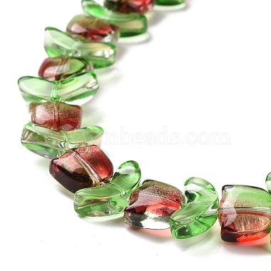Chapelets de perles en verre transparente  (LAMP-H061-02K)-4