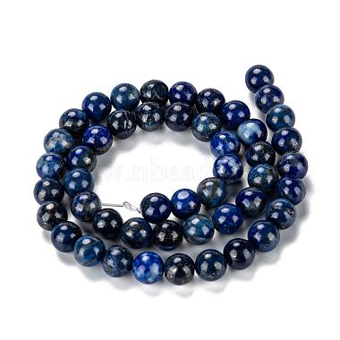 Chapelets de perle en lapis-lazuli naturel(G-G953-04-8mm)-6