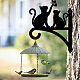 Iron Hanging Plant Hanger Bracket(HJEW-WH0095-022)-5