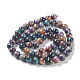 Natural Rainbow Tiger Eye Beads Strands(G-NH0002-A01-A02)-2