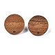 Walnut Wood Stud Earring Findings(MAK-N033-008B)-3