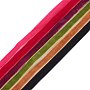 Single Face Velvet Ribbon, Mixed Color, 3/8 inch(10mm), about 5.47 Yards(5m)/Strand