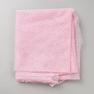 Polyester Silver Point Fabric, Clothes Bag Accessories, Pink, 1000x1500x0.3mm(AJEW-WH20006-90D)