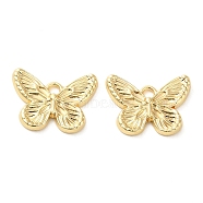 Acrylic Pendants, Butterfly, Golden, 12x15.5x2mm, Hole: 1.6mm(PALLOY-P303-18G)
