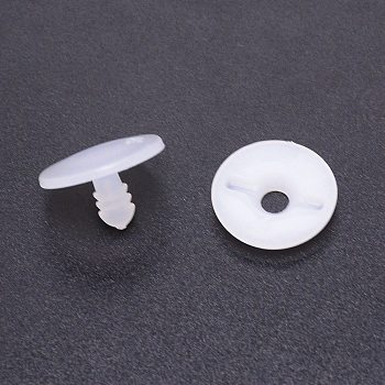 Plastic Doll Craft Articulation, Stuffed Toy Articulation, with Washers, White, 30x19mm