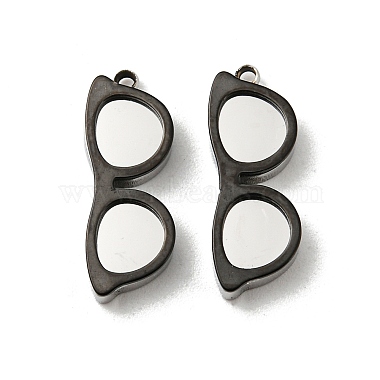 Stainless Steel Color Glasses 304 Stainless Steel Pendants