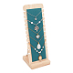 Detachable Bamboo Slant Back Necklace Display Stands(NDIS-WH0001-14)-1