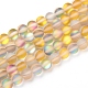 Chapelets de perles en pierre de lune synthétique(G-R375-6mm-A15)-2