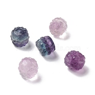 Natural Fluorite Beads, Column, 12.5~13.5x11.5~13mm, Hole: 1.6mm(G-P483-11)