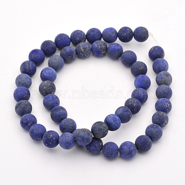 Natural Lapis Lazuli Round Beads Strands(X-G-D660-6mm)-2