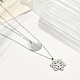 304 Stainless Steel Double Layered Necklaces(NJEW-P320-14G-02)-3