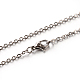 304 Stainless Steel Cable Chain Necklace(STAS-M174-026P)-1