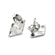 304 Stainless Steel Stud Earring Findings(STAS-L024-003P-05)-2