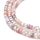 brins de perles de verre de galvanoplastie de couleur dégradée(X-GLAA-E042-05-B08)-4