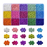 DIY Seed Beaded Bracelet Making Kit, Including Round Glass Seed Beads, Tweezers, Elastic Thread, Polyester Thread, Mixed Color, Beads: 6675pcs/set(DIY-YW0005-66)