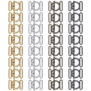 32Pcs 4 Colors Alloy Belt Buckles, Belt Clasp for DIY Woman Belt Accessories, Mixed Color, 13x10.5x2.5mm, Hole: 7.7x1.3mm, 8pcs/color(FIND-CA0009-20)