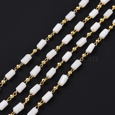 Chaînes de perles de verre faites à la main de 3.28 pied(X-CHC-F008-B02)-3