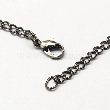 Vintage Iron Twisted Chain Necklace Making for Pocket Watches Design(CH-R062-B)-2