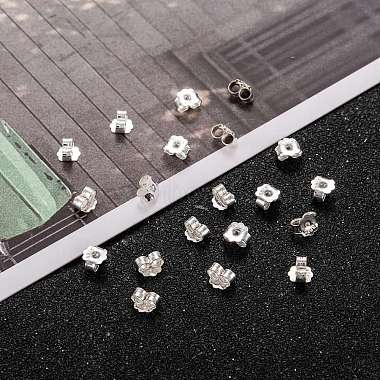 925 Sterling Silver Friction Ear Nuts(STER-L063-09S)-6