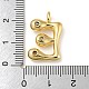 Placage de crémaillère en laiton micro pavé pendentifs en zircone cubique(KK-A200-24G-E)-3