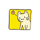 épingles en émail coeur de chat heureux(PW-WG21104-02)-1
