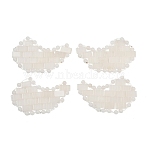 Natural White Jade Eye Patches, Eye Massager for Eye Relaxation & Meditation, 58x88x5mm(G-D301-A04)