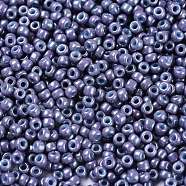 TOHO Round Seed Beads, Japanese Seed Beads, (1630) Opaque Plum Rainbow, 11/0, 2.2mm, Hole: 0.8mm, about 1110pcs/10g(X-SEED-TR11-1630)