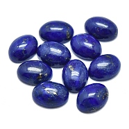 Natural Lapis Lazuli Cabochons, Oval, 8x6x3mm(G-O185-02A-02)
