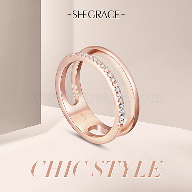 кольца на пальцы shegrace 925 из стерлингового серебра(JR720A)-3