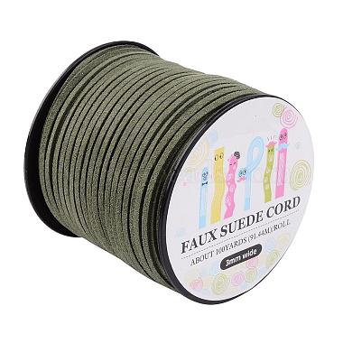 90M/Roll Colors Faux Suede Cord 3.0x1.4mm for Beading Jewelry Crafts Diy  Making