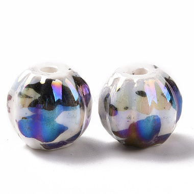 Handmade Pearlized Porcelain Beads(PORC-G010-02)-4