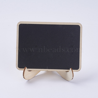 Wood Easel Chalkboard Place Card Holder Blackboards(AJEW-G017-01A)-4