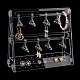 Elite 1 Set Transparent Acrylic Earring Display Stands(EDIS-PH0001-24C)-1