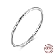 Rhodium Plated 925 Sterling Silver Thin Finger Rings(RJEW-C064-03D-P)-1