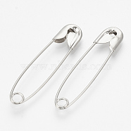 Iron Safety Pins, Platinum, 53~54.5x11mm, Hole: 3.5mm, Pin: 0.95mm(IFIN-S700-03A-P)