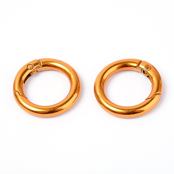 Alloy Spring Gate Rings, O Rings, Golden, 28x5mm, Inner Diameter: 19mm