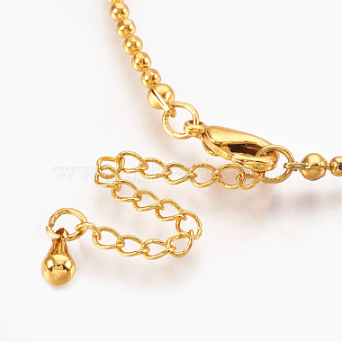 Brass Ball Chain Necklaces(X-KK-F763-06G)-3