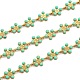 Golden Brass Enamel Link Chain(CHC-H103-08C-G)-1
