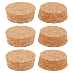 Cork Bottle Stopper, for Wine Bottle Lid, Column, Sandy Brown, 53.5~60x20.5mm(FIND-WH0160-64E)