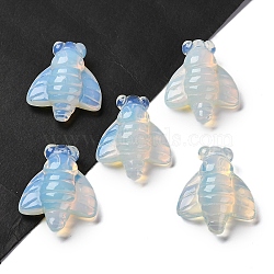 Synthetic Opalite Display Decorations, Home Decoration Supplies, Bees, 36~40.5x31~33x12mm(DJEW-P019-B04)