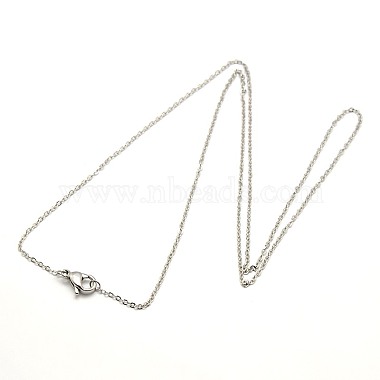 Trendy Unisex 304 Stainless Steel Cable Chain Necklaces(NJEW-M047-B-01)-2