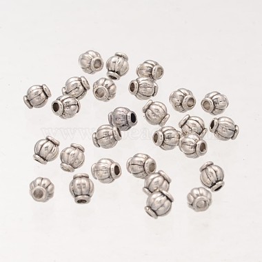Barrel Tibetan Silver Spacer Beads(A575-NF)-2