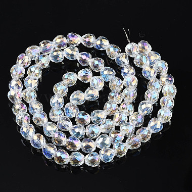 Transparent Glass Beads Strands(X-EGLA-T008-14A-02)-2