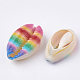 Printed Natural Cowrie Shell Beads(X-SHEL-S274-27F)-1