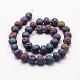Electroplated Natural Quartz Crystal Beads Strands(G-K174-02E)-2