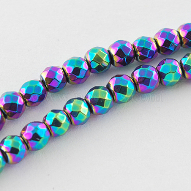 Non-magnetic Synthetic Hematite Beads Strands(X-G-Q890-2mm-6)-2