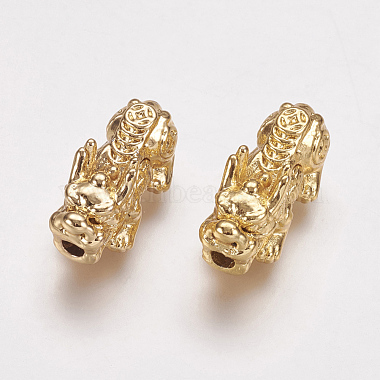 Real Gold Plated Animal Alloy Beads
