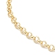 Brass Rolo Chain Necklaces(X-MAK-F036-01G)-4