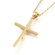 Easter Theme Brass Micro Pave Clear Cubic Zirconia Pendant Necklaces(NJEW-L146-20G)-3