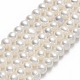 brins de perles de culture d'eau douce naturelles(PEAR-F018-18B-01)-1